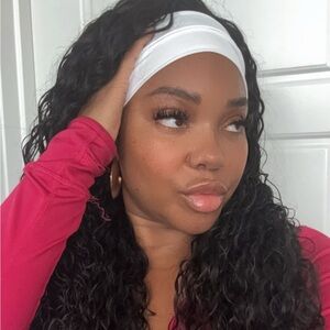 Water wave headband wig (C)